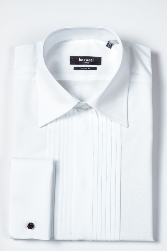 Classic-fit smokkipaita tuplamansetilla